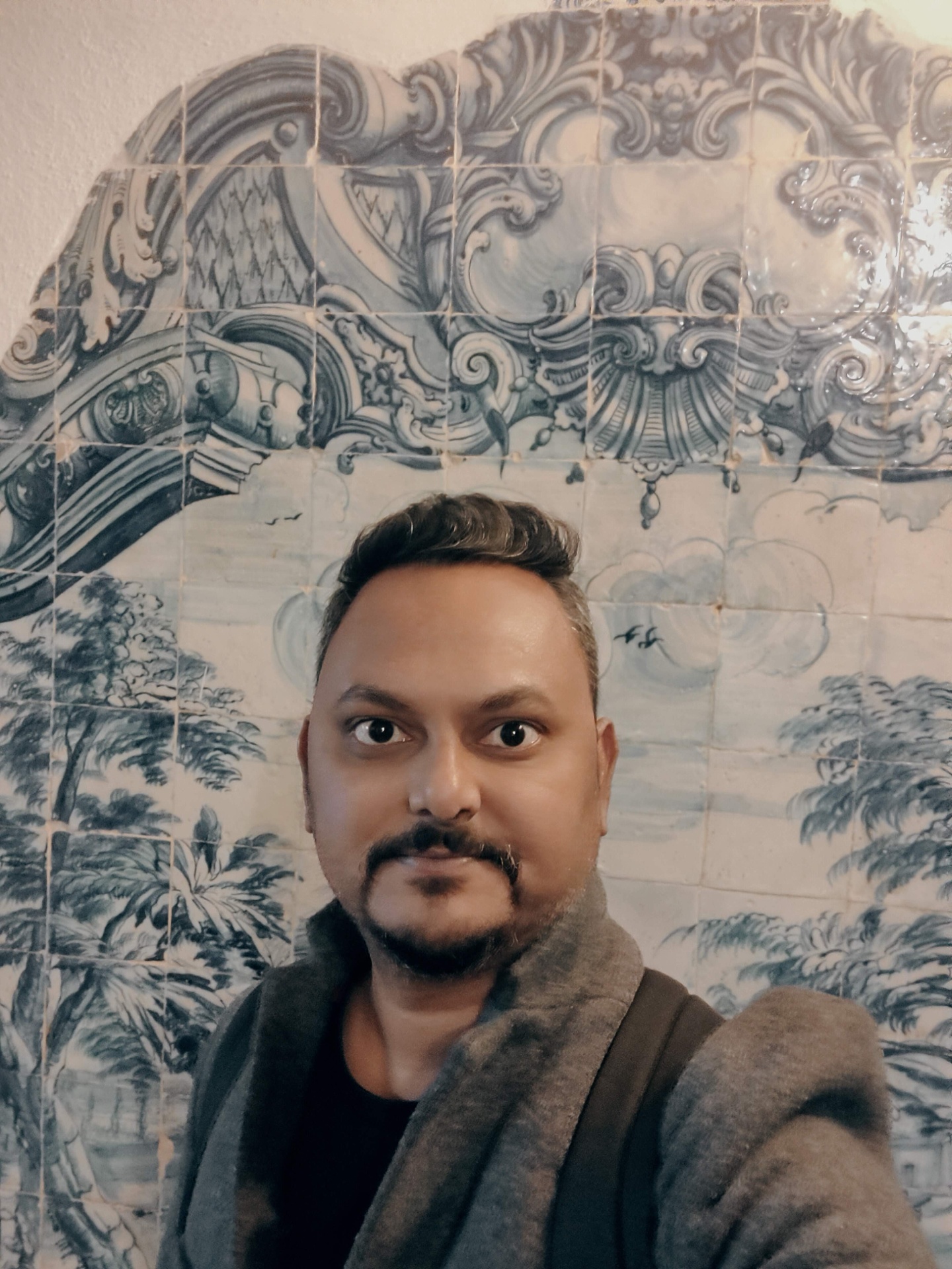 Sandeep Bhadange portrait in Lisbon